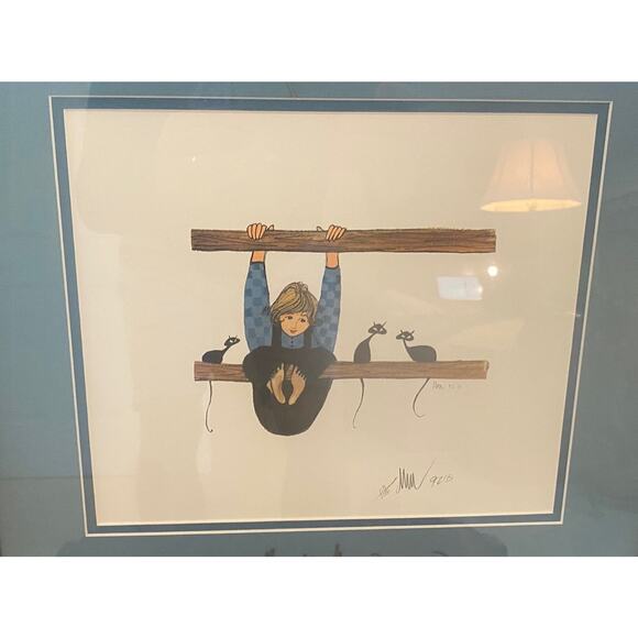 P Buckley M oss Signed and Numbered Print. "Richard", 9"x11", 118/1000 - Picture 2 of 8